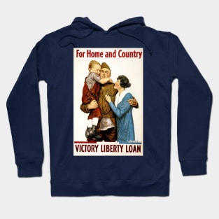 For Home and Country, Soldier with Family Hoodie